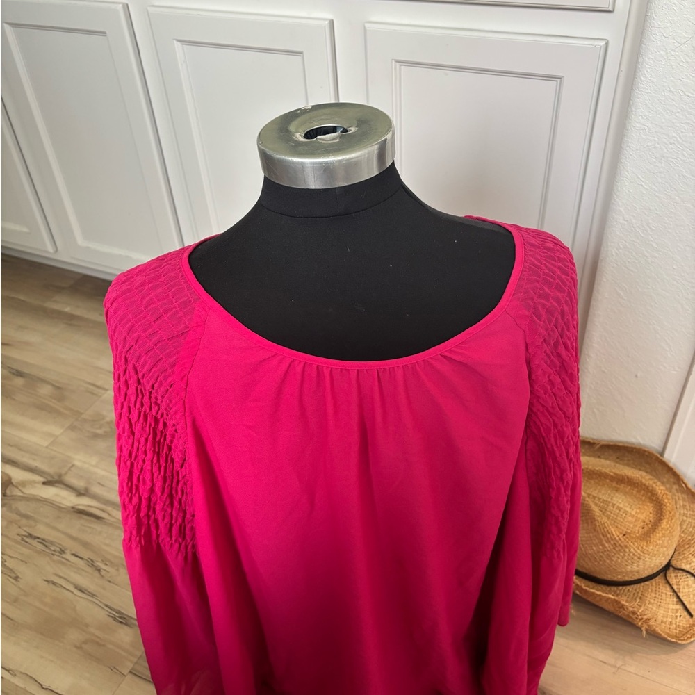Vibrant Pink Blouse